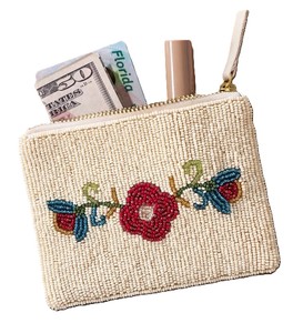 Embroidery Glass <b>Seed</b> Beach Turtle Beaded Coin Purse Wallet Travel Use Daily Use Pouch Gifting Party Chic Fashion Accessory - Product Image 3