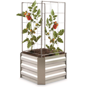 Vente en gros Jardinière surélevée intérieure/extérieure en acier galvanisé, résistant aux intempéries, avec revêtement en poudre, pour jardin en croissance intelligent - Product Image 2