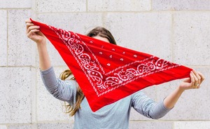 Vente Flash : Bandana Ethnique Personnalisable avec Logo, 100% Coton, Foulard Carré 55 cm, Impression par Sublimation, Bord Ourlé, Idéal pour la Tête, Doux pour la Peau - Product Image 5