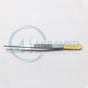 Pinzas Quirúrgicas Adson 1x2 con Dientes, de Acero Inoxidable, Pinzas Dentales Reutilizables con Certificación CE - Product Image 5