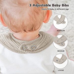 Bavoir pour bébé 100% bambou pour peaux sensibles, usage quotidien - Product Image 4