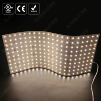 Plaques LED souples UL CE RAYMATES pour comptoirs intérieurs, rétroéclairage blanc 6400K, feuilles de matrice lumineuse 15W 1500LM, feuille LED flexible pliable