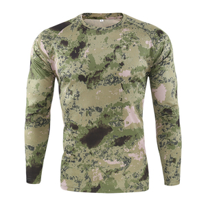 Chemises de chasse écologiques pour hommes en polyester/coton, col rond, imprimé par sublimation perlée, à prix raisonnable - Product Image 4