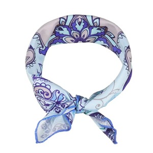 Bufandas Largas de Seda Pura de Lujo con Estampado Personalizado para Mujer, Envoltura Ligera de Satén para el Cuello, Tacto Suave, Multifuncional, Color Sólido - Product Image 5