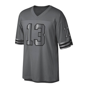 Maillot de football américain à manches courtes imprimé par sublimation personnalisé pour l'entraînement, respirant, séchage rapide, unisexe, faible MOQ - Product Image 2