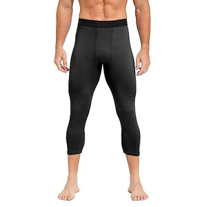 Leggings de Compresión Largos para Hombre Voxstyle Enterprises, Color Morado, Transpirables, Cintura Elástica, Spandex/Nailon 220g, Color Sólido - Product Image 6