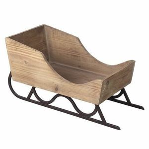 Hot Trending Metal Iron Luxury Design Galvanized Metal Sleigh for Christmas Decor Made With Customized Sizes With Sizes - Product Image 4