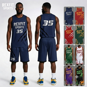Breathable Edge-to-Edge Dye Sublimated Basketball Jersey Shorts Set | 180GSM <b>Elite</b> Performance Mesh, Custom Logo | USA Sizes - Product Image 2