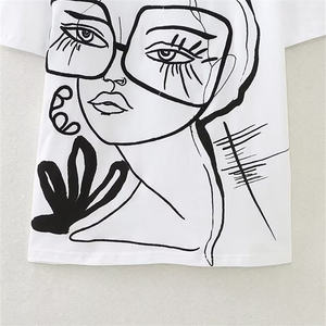 เสื้อยืดคอกลมแขนสั้นพิมพ์ลายตัวอักษร สไตล์ลำลอง เซ็กซี่ ระบายอากาศได้ดี เป็นมิตรกับสิ่งแวดล้อม ผลิตตามสั่งขายส่ง ผ้าฝ้ายผสมโพลีเอสเตอร์ 100% สำหรับฤดูร้อน - Product Image 4