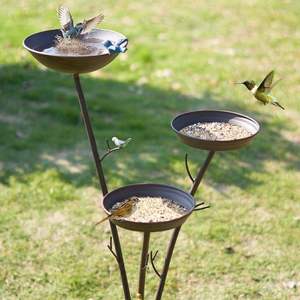Elegant garden accent decorative metal <b>stand</b> <b>bird</b> watching accessory ornamental <b>bird</b> bath outdoor centrepiece landscape decor - Product Image 1