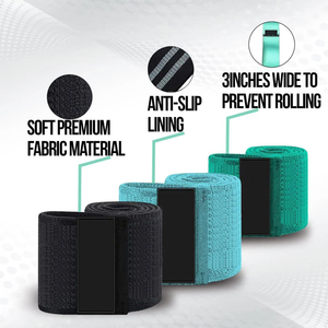 Banda de Resistencia Elástica de Algodón Premium para Cadera, Banda Antideslizante para Glúteos y Piernas, Equipo de Levantamiento de Pesas - Product Image 3