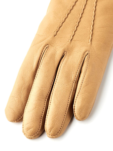 Gants en cuir de vachette de qualité supérieure, doux et thermiques, pour l'hiver, à porter au quotidien, gants en cuir - Product Image 4