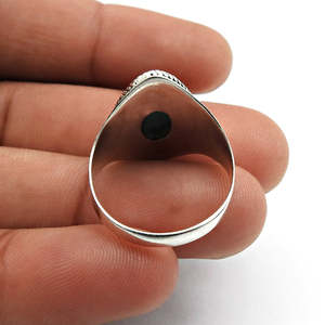 Handmade Classic Wedding Party <b>Ring</b> Made of 925 Sterling Silver Vintage Style Brilliant Oval Cut <b>Turquoise</b> Gemstone Boho <b>Ring</b> - Product Image 4