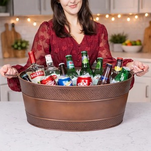 Tablescape Metal <b>Ice</b> <b>Bucket</b> Luxury Beverage Presentation - Product Image 2