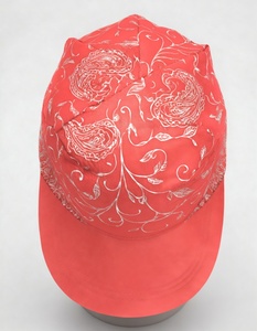 Teal <b>Bandana</b> Style Cap With Vintage Print Sun Protection Outdoor Casual Unisex Hat - Product Image 6