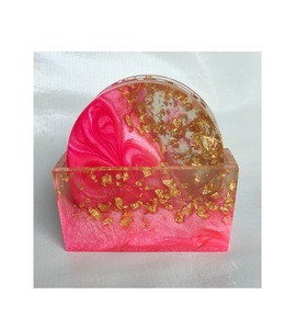 Square Shape <b>Resin</b> Coaster Yellow Color Mat and Pads Hotel Home Restaurant <b>Table</b> <b>Top</b> Coaster Wholesale Supplier - Product Image 4