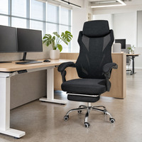 Chaise de bureau pivotante moderne et réglable avec dossier en maille pour une respirabilité et un confort optimaux, design ergonomique, idéale pour le salon ou le bureau