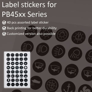 Autocollants d'étiquettes à bouton-poussoir pour la série PB45xx - Product Image 4