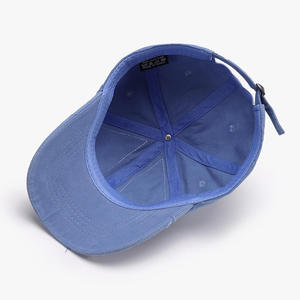 Utility Style Distressed Cotton Cap <b>Rugged</b> Wholesale Manufacturer Custom logo Retro Cap Adjustable Workwear Inspired Ripped Caps - Product Image 4