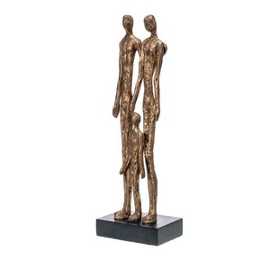 Escultura de aluminio fundido diseñada para realzar los temas de la decoración del hogar mediante una artefactitud fina y un valor decorativo duradero. - Product Image 1