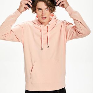 Hot Cotton Spandex Hoodies Blank <b>Thick</b> Fleece Heavyweight Custom Logo Oversized Hoodies Men's Hoodies & Sweatshirts - Product Image 2