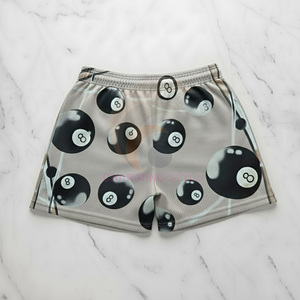 Nuevos Shorts Deportivos de Malla Transpirable para Hombre y Mujer, Casuales, para Baloncesto, Running, Sublimados, de Poliéster - Product Image 1