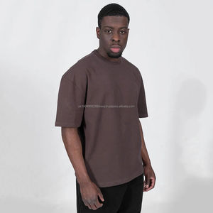 Camiseta de Hombre de Algodón Oversize de Último Diseño, Color Sólido, Venta Caliente, Nuevo Estilo, al por Mayor - Product Image 2