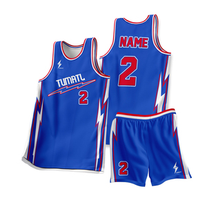 Mickal Custom Basketball Jersey Set Unisex V-Neck Sleeveless Sublimated Moisture Wicking <b>Athletic</b> Uniform 100% Polyester Elastic - Product Image 6