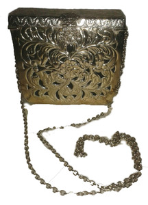 Bolso de mano vintage elegante, bolsos de novia, bolso de fiesta con cadena, bolsos de noche con cierre de solapa - Product Image 2