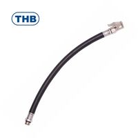 THB BALL FOOT Pneumatic Aluminium Tire Inflator Chuck Silver and Accessories Mechanical Tested for Lexus Garage Repair 2010-2022