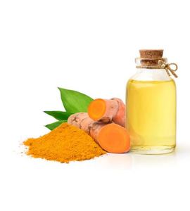 Huile de feuille de curcuma, ingrédient cosmétique pour crèmes, lotions et sérums, provenant d'un fournisseur indien au meilleur prix. Huile de curcuma. - Product Image 3