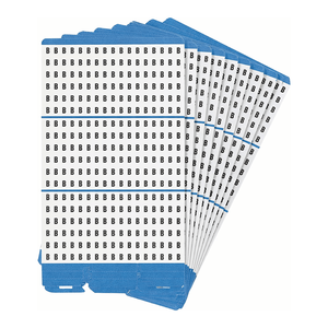 Repuestos de letras duraderas Brady Porta-Pack, paquete de 10, 1.56 pulgadas de alto x 0.22 pulgadas de ancho, para etiquetado - Product Image 2