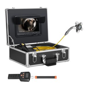 Telecamera per Ispezione Fognature Autolivellante da 9 Pollici con Localizzatore 512Hz, Zoom 36X, 165 Ft/50 m, Endoscopio Industriale per Fognature e Idraulica - Product Image 1