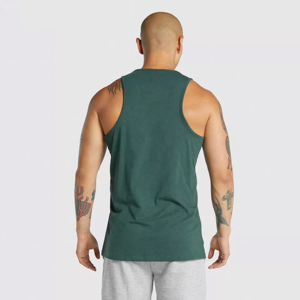Oem High Quality Mens Summer Tank Top Sleeveless Gym Workout Wear Fitness Knitted Casual Quick Dry Spandex/cotton For Online - Product Image 3