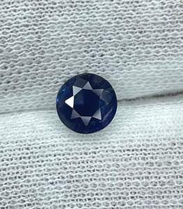ไพลินสีน้ำเงินธรรมชาติทรงกลม 1.20 กะรัต 6.50 มม. ไพลินทรงกลมสำหรับทำเครื่องประดับ - Product Image 3