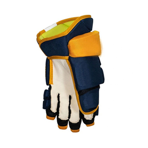 Nouveaux Gants de Hockey sur Glace 2026 à Doigts Entiers avec Fermeture Auto-agrippante Noir Jaune Polyester Unisexe pour le Sport - Product Image 5