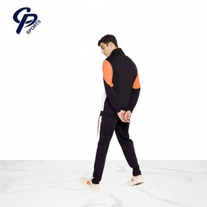 Survêtement d'hiver pour homme - Logo personnalisé, streetwear uni, manches longues, fermeture éclair en polaire, vêtements décontractés - Product Image 4