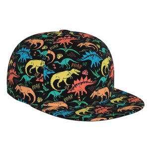 Gorra Snapback con Estampado de Dinosaurio, Ajustable, Unisex, de 6 Paneles, Diseño de Dibujos Animados, Estilo Casual, Primavera Verano, Gorra para Niños - Product Image 2