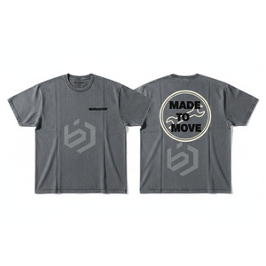 Men's Gray Short Sleeve T-<b>Shirt</b> With <b>Geometric</b> Print O-Neck Casual Regular Fit 100% Cotton Jersey Breathable - Product Image 6