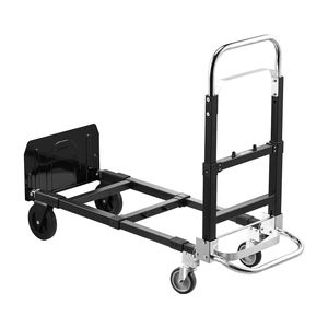 Carrello Pieghevole 2-in-1 Convertibile con Capacità di Carico di 227 Kg e Ruote Regolabili per Modalità a 4 Ruote - Product Image 3