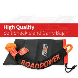 Manilles en corde synthétique souple Roadpower 17 tonnes pour treuil, robustes, légères et sécurisées pour le récupération - Product Image 6