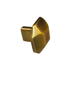 ลูกบิดทองเหลืองโบราณทรงเรขาคณิตมือจับลิ้นชักตู้ลิ้นชักตกแต่งสำหรับเฟอร์นิเจอร์ห้องครัวที่ทันสมัย - Product Image 2