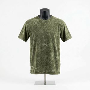 เสื้อยืดคอตตอน 100% ทรงโอเวอร์ไซส์ แขนเสื้อแบบดรอปโชว์เดอร์ ล้างสีแบบแอซิดวอช น้ำหนักมาก สไตล์สตรีทแวร์ สำหรับผู้ชาย ขายส่ง - Product Image 2