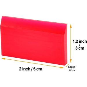 Spatola in Gomma Flessibile Extra Piccola da 2 Pollici, Non Graffiante, Stampata in 3D per la Pulizia del Lunotto Posteriore dell'Auto - Product Image 4