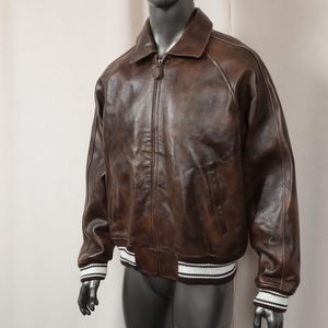 Lightweight Men Leather Varsity Jacket Best <b>Stuff</b> Hot Selling Top Trending Wholesale Rate Custom Logo Men Leather Varsity Jacket - Product Image 5