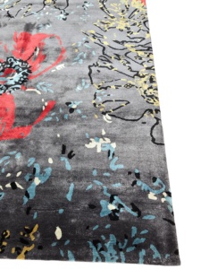 ชุดพรมสุดหรูผ้าคอตตอนถักด้วยมือพร้อมห่วงหลายชั้นแบบตัดด้วยมือดีไซน์ทันสมัยเป็นมิตรกับสิ่งแวดล้อมสำหรับสัตว์เลี้ยงห้องนั่งเล่นดอกไม้ออกแบบได้ตามต้องการ100% - Product Image 5