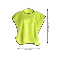 Capes de coiffure courtes en gros, légères, pour salon, tissu de qualité supérieure, logo personnalisé, ODM 2026, couleur unique