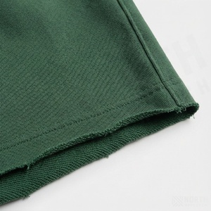 Pantalones Cortos Premium con Efecto Desgastado por el Sol para Hombre, Logotipo Personalizado Serigrafiado, Cordón Interior de Algodón, Cómodos, Transpirables, Ropa Casual de Verano - Product Image 6