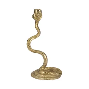 Support de bougie en métal doré de qualité supérieure, fournisseur direct d'usine pour les hôtels de luxe, les villas, les centres de villégiature et les restaurants, ZAHID EXPORTS Inde - Product Image 6