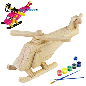 Creativo DIY vehículo artesanía pintura Kit ambulancia de madera juguete para niños Z03166A - Product Image 3